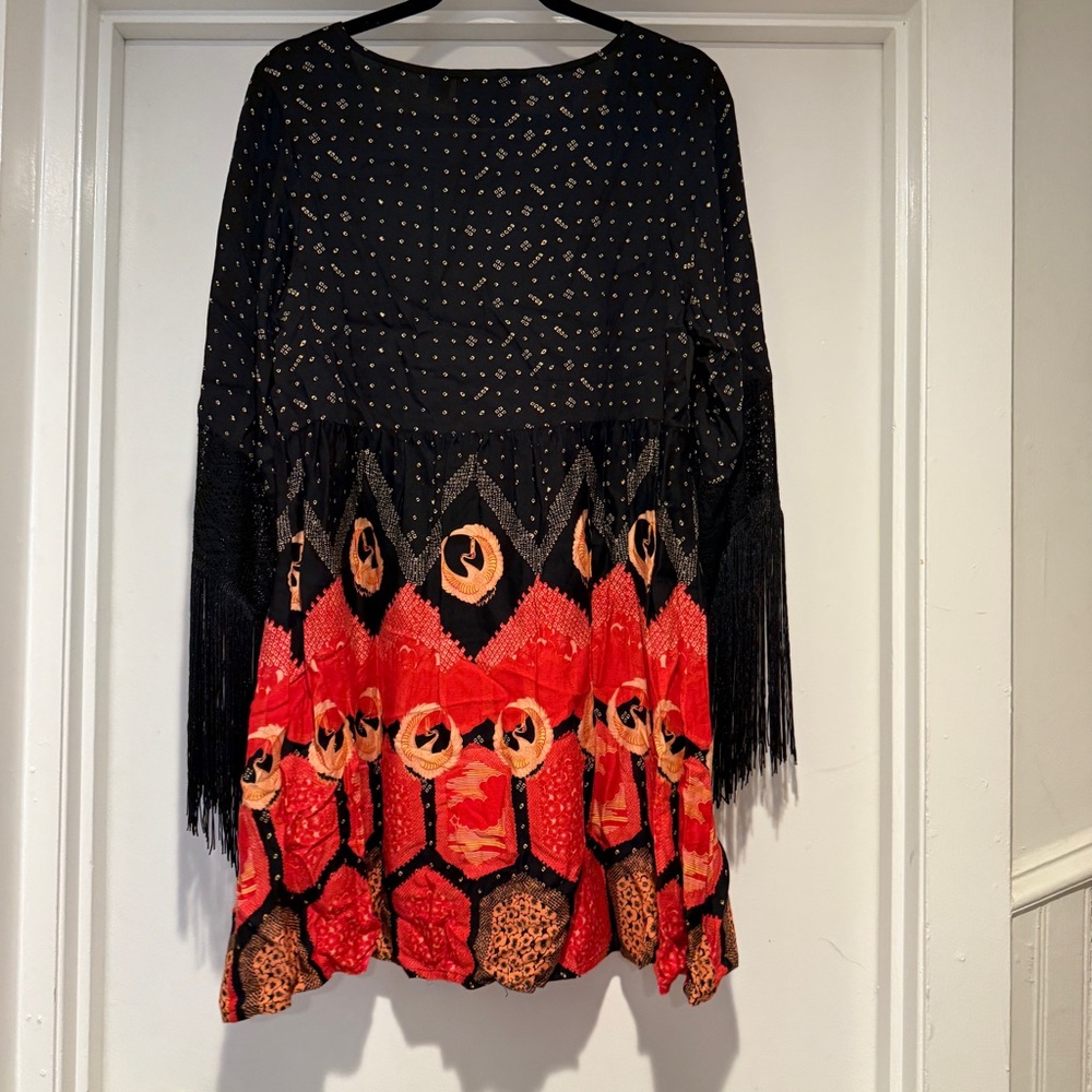 MINKPINK Dancing Crane Fringe Mini Dress - Picture 9 of 9